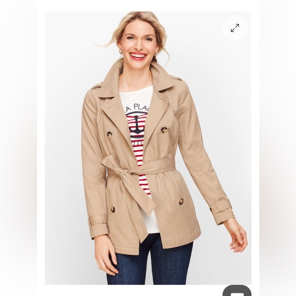 Talbots Classic Beige Trench Coat - Picture 2 of 11